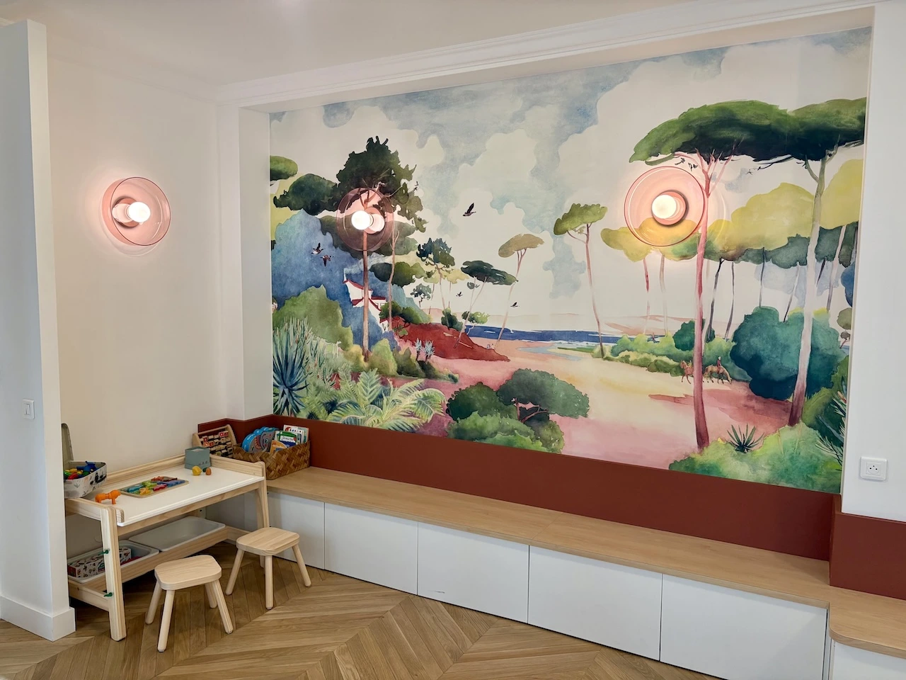 Salle d'attente du cabinet, 7 rue Chevert